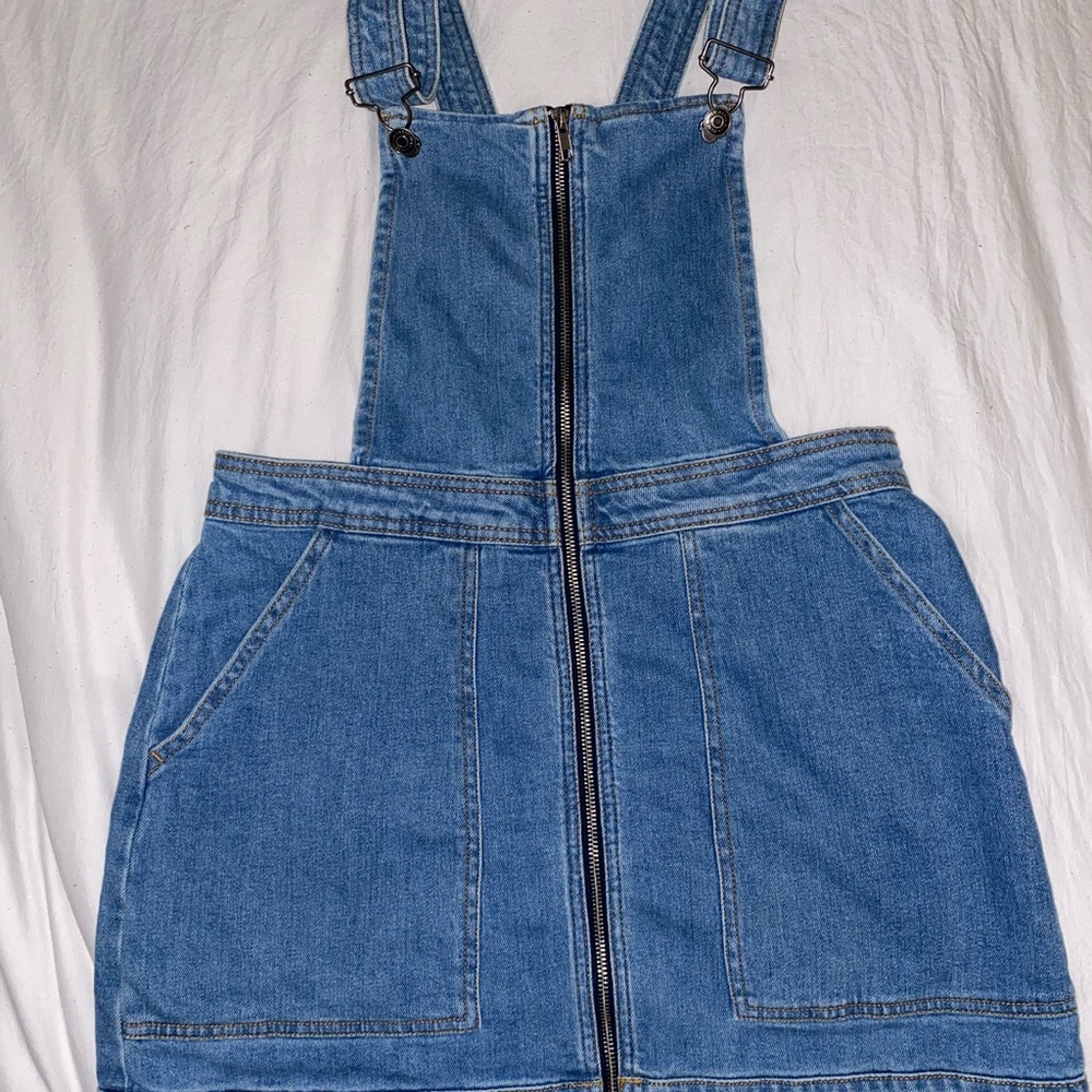 Light blue Jeans Skirt Overall